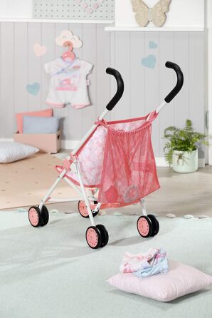 Активна коляска Baby Annabell з сумкою для ляльки 43 см - легка для маленьких ручок, творча гра сприяє розвитку емпатії та соціаль