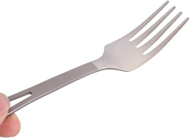 Надлегкий титановий посуд, столові прибори для вулиці, виделка та ложка