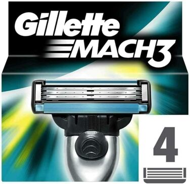 Знятий з виробництва картридж Gillette Mach 3 4 шт. и