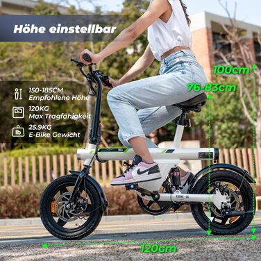 Складаний електровелосипед Finbike U1, 14" – компактний та зручний для міста