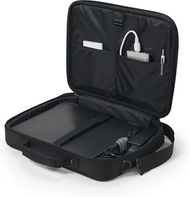 Екологічно чистий чохол для ноутбука із захисною підкладкою, чорний, 14-15.6 -