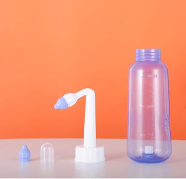 КРОІНГ - 40 шт. сіль 1 шт. промивання носа (300мл) - неті горщик, промивання носа промивання носа очищення носа, промивання носових пазух