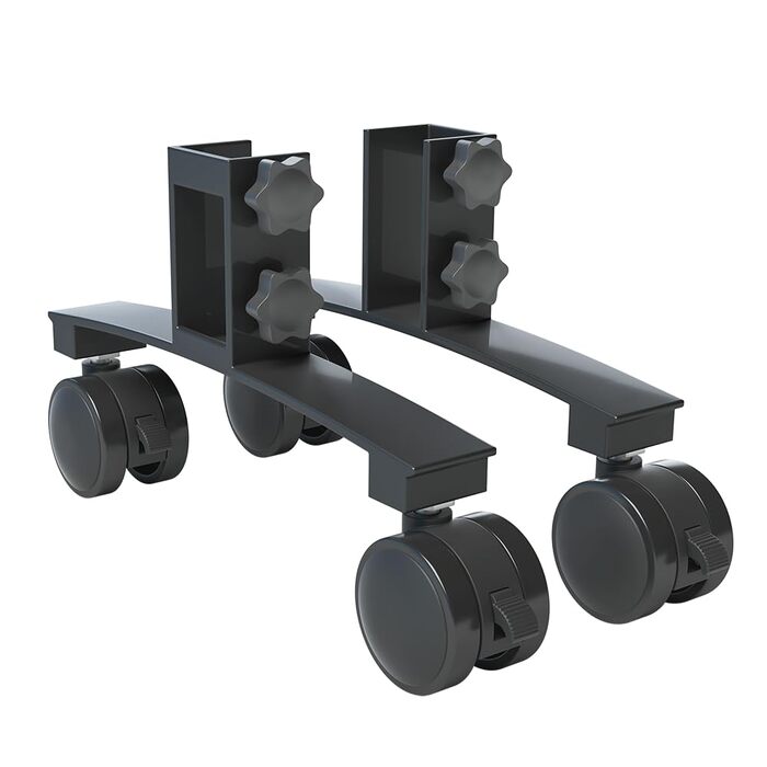 Універсальні підставки BR Bringer 2 шт. для інфрачервоних обігрівачів - Міцні підставки для окремого використання електричних обігрівачів - для різних марок та моделей - німецький якісний бренд (чорний)