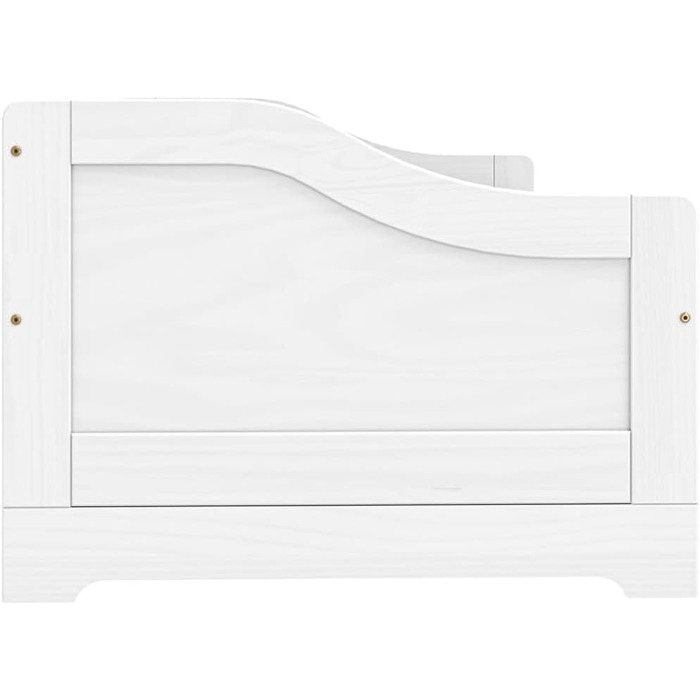 Дитяче ліжко Festnight з 3 шухлядами, ліжко з місцем для зберігання, дитяче ліжко Senta, молодіжне ліжко, ліжко 90x200, сосна натуральна, кушетка, гостьове ліжко, односпальне ліжко з шухлядами, функціональне ліжко, двоярусне ліжко, білий колір 90x200 см, 