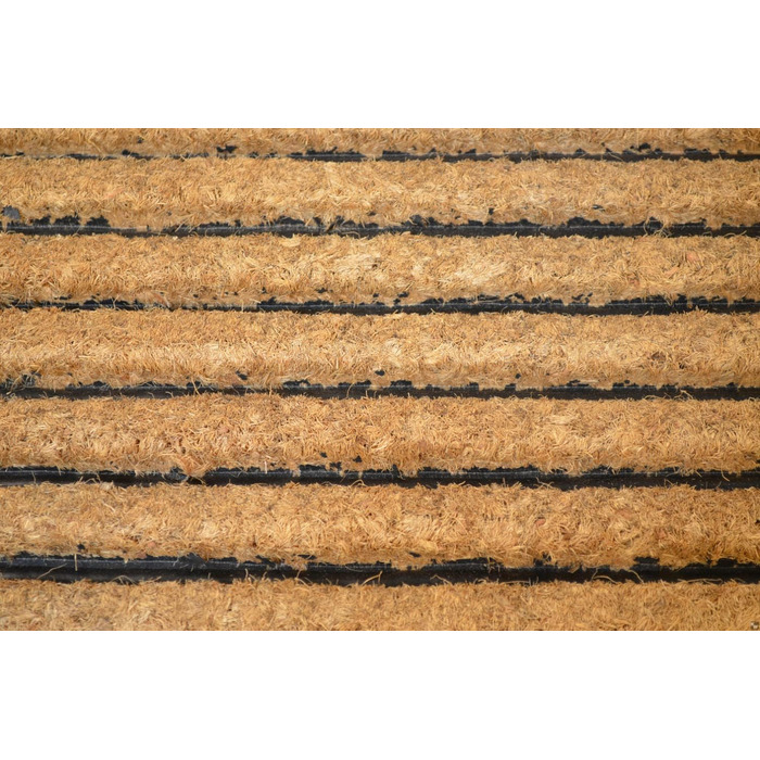 Килимок для дверей Kai Wiechmann преміум-класу з гуми та кокосу, прямокутний, 76 x 46 см, міцний