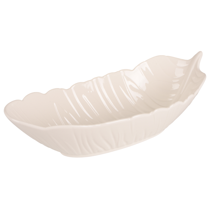 Блюдо LED Deep Leaf White, 35х14х8 см (7133189)