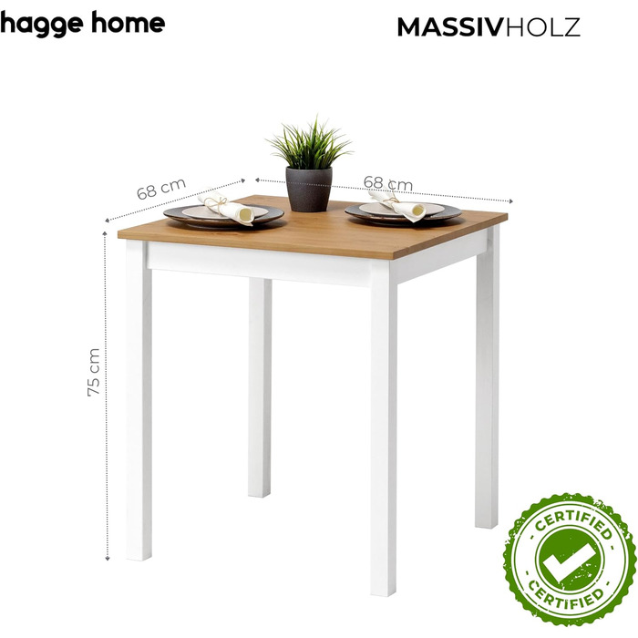 Дерев&39яний обідній стіл, маленький кухонний стіл 70x70, обідні столи, маленький дерев&39яний обідній стіл, обідні столи, обідній стіл, їдальня, кухонний стіл, маленький обідній стіл, білий, коричневий