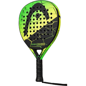 Падел-ракетка HEAD Challenge YE GR – чорна, карбонова рама, гібридна форма, універсальна для новачків та просунутих