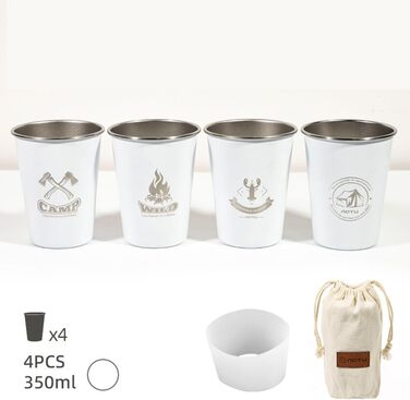 Набір барвистого посуду для кемпінгу, аксесуари для пікніка, кухлі для пригод, харчова нержавіюча сталь 304, полотно, сумка для перенесення в комплекті, зелений