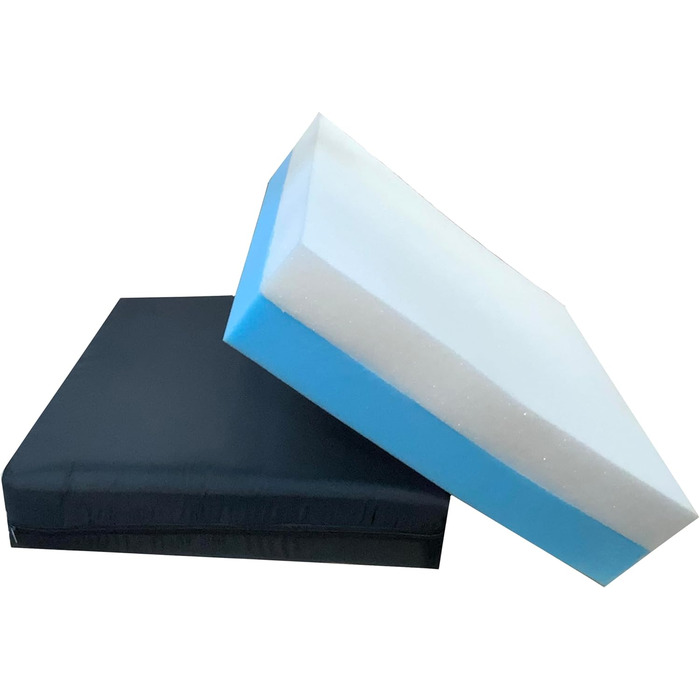 Змішані протипролежневі подушки для інвалідних візків - ортопедичні з водонепроникним та дихаючим чохлом, наповнені в&39язкоеластичною піною та піною HR Comfort.