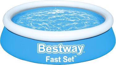 Басейн Bestway Fast Set, круглий, без насоса 183 х 51 см, синій