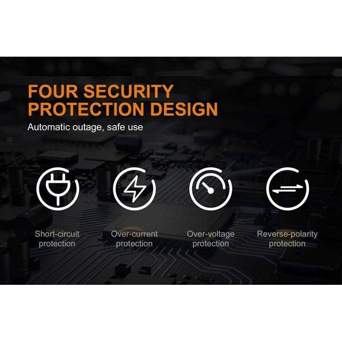 Зарядний пристрій fenix Are-A4, сумісний з різними типами акумуляторів