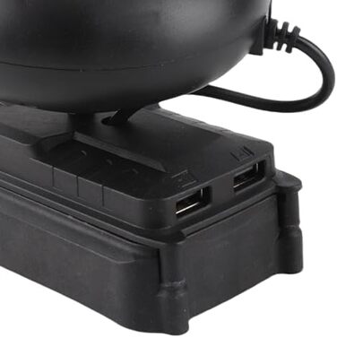 Обігрівач на батарейках з двома USB-портами, двома режимами температури та гнучким регулюванням кута для BAT609, BAT609G та BAT610G.