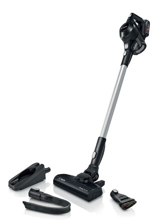 Акумуляторний багатофункціональний пилосос BOSCH BBS611BSC, чорний вбудований ручний пилосос, 2 швидкості, до 30 хв роботи