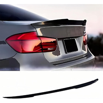 Заднє спойлерне крило ADUZA для BMW Series 7 Series 7 Series F01 F02 F03 2009-2015, Автозапчастини Sport Performance Tail Spoiler Автомобіль Модифікація Запчастини, Яскравий Чорний Звичайний Яскравий Чорний