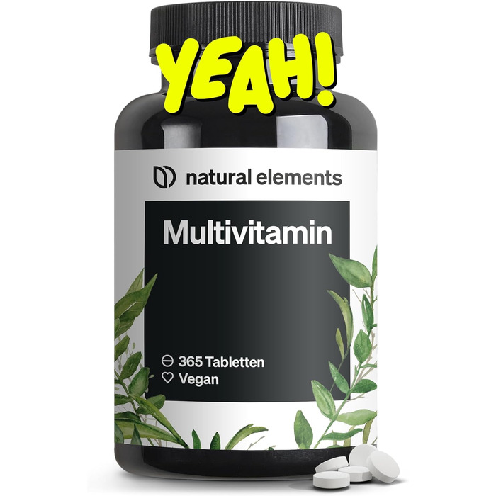 Мультивітамінний комплекс Natural Elements (365 веганських таблеток)
