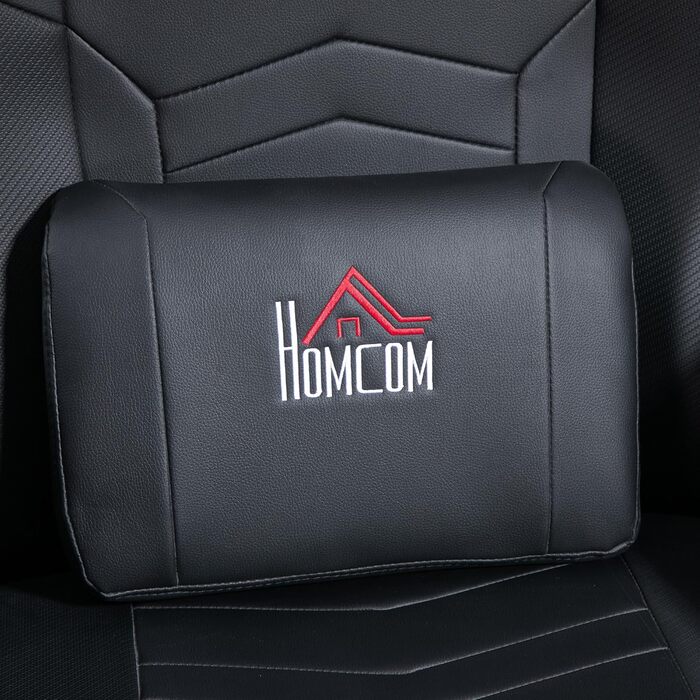 Електричне крісло-реклайнер для телевізора HOMCOM, масажне крісло з функцією відкидання, поворотне на 360 крісло для телевізора з пультом дистанційного керування, підставка для чашки, бічна кишеня, для вітальні, штучна шкіра чорного кольору