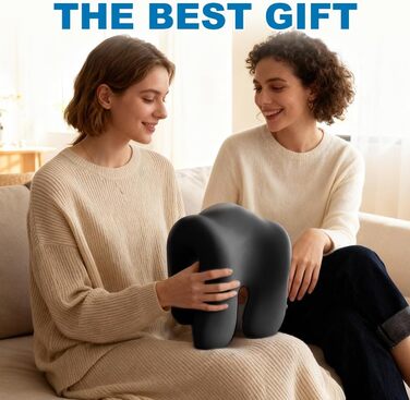 Підголівник для офісного крісла, підтримка шиї з ефектом пам&39яті, підголівник для дивана/кушетки, підголівник для офісного крісла, подушка для шиї для офісного крісла/обертового крісла, інвалідний візок (чорний)