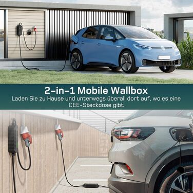 М 3-фазний 6-16A d Зарядний кабель CEE 16A до типу 2 з регульованою потужністю зарядки для портативної зарядної станції для електр