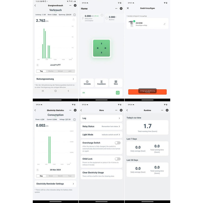 Енергозберігаюча розетка Luminea Home Control 4-стороння зовнішня розетка WiFi, лічильник витрат електроенергії, додаток, Matter (розетка Wi-Fi Smart Life, розумна розетка TUYA)
