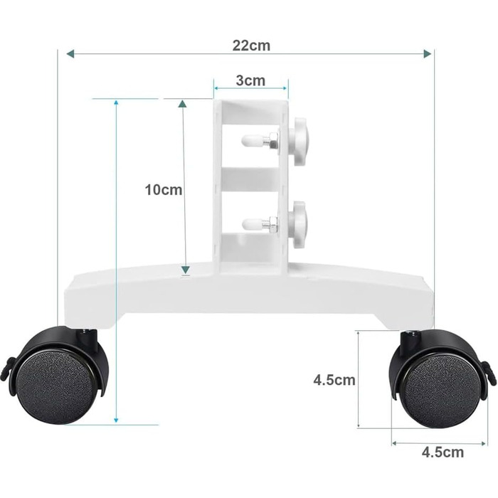 Підставки для інфрачервоних обігрівачів, універсальні підставки для окремого використання, залізні підставки з колесами для різних марок та моделей з рамою, 2