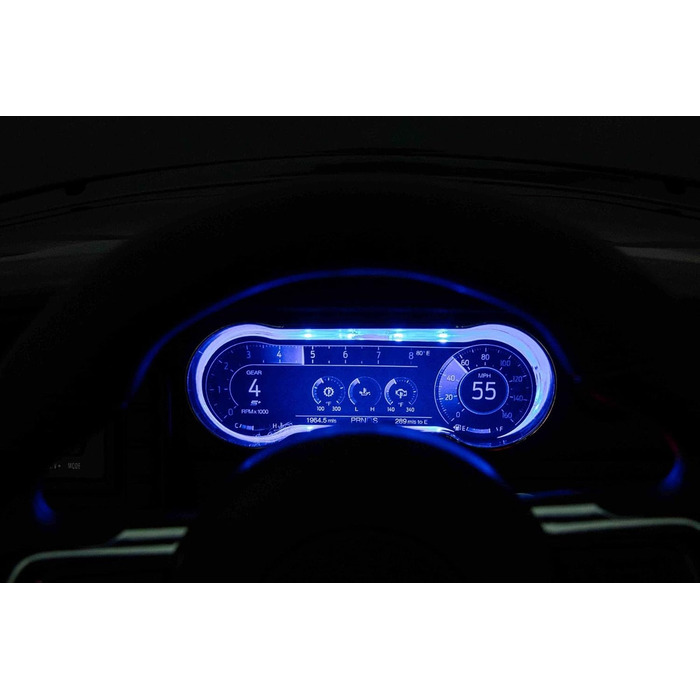 Дитячий автомобіль Ford GT-500 24V дитячий електромобіль 2.4GHz пульт дистанційного керування 2-6 років (чорний)