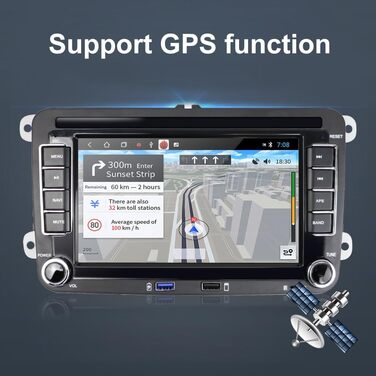 І Android Автомобільна стереосистема для VW Golf 5 Golf 6 Skoda Polo Passat Tiguan Altea від 05/2004 з GPS / WiFi / Bluetooth / FM / RDS / HiFi / USB P3 1 16 Gcarplay, 11 Wireless Carplay