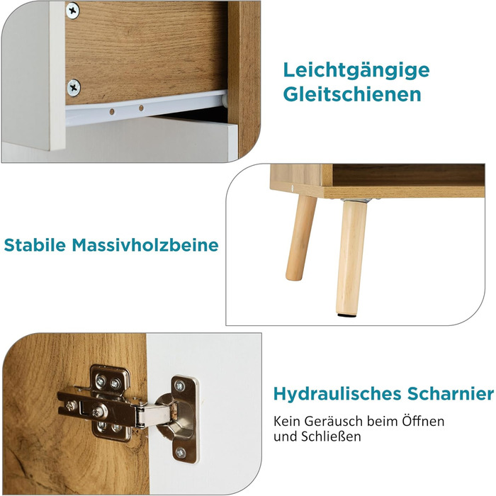 Шафа для одягу Ymkua настінна, шафа для передпокою з лавкою для взуття, дзеркалом і тумбою для взуття, шафа для одягу з 4 гачками