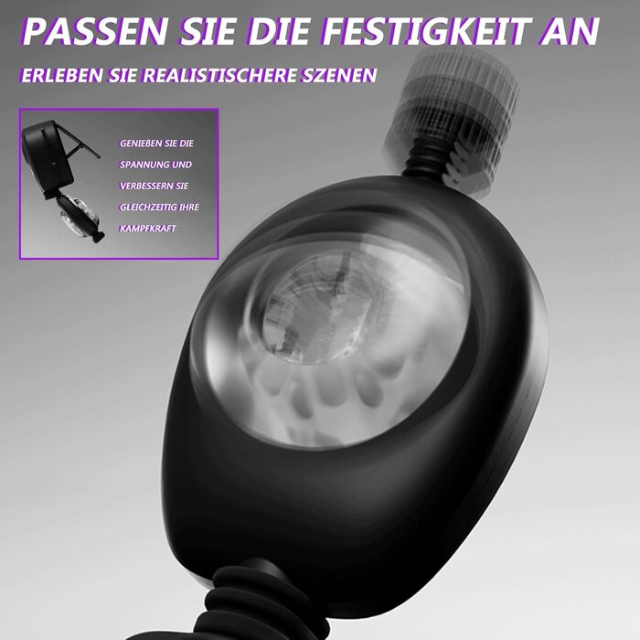 Мастурбатор ZYLEDW для чоловіків, з кріпленням на пояс, 9 режимів вібрації та 9 режимів руху вперед-назад, USB-C