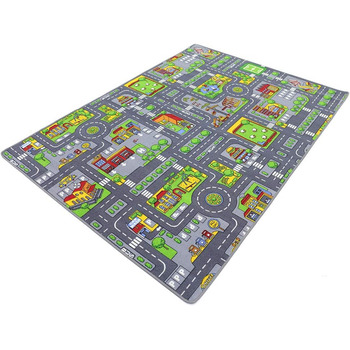 Килимок для вуличних ігор HEVO City Mix дитячий килимок 200x200 см з нековзною підкладкою 200x200 см City Mix