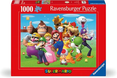 Пазл на 1000 елементів для дорослих і дітей від 14 років, Super Mario Puzzle, подарунок фанатам Super Mario, 12000455 - Super Mari