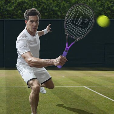 Тенісні ракетки 27 дюймів для дорослих, 2 тенісні ракетки з чохлами, підходять для жінок, чоНабір тенісних ракеток 27 дюймів для дорослих — ідеальний вибір для гравців будь-якого рівняловіків, початківців та досвідчених гравців, фіолетовийрожевий