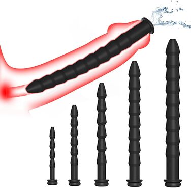 Набір силіконових уретральних дилататорів Sadodo, для чоловіків, стимуляція простати та мастурбація, 5 шт.