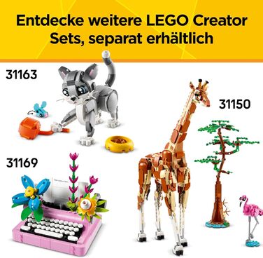 Конструктор LEGO Creator 3-in-1 Wild Animals: Panda Family 31165, 626 деталей, дикі тварини