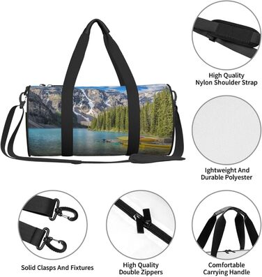 Спортивна сумка для подорожей Банф, чорна, універсальний розмір