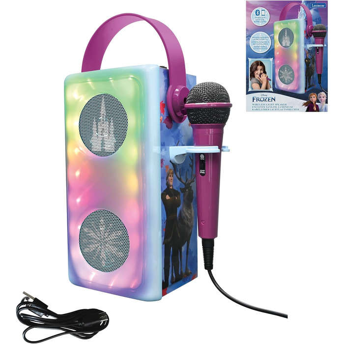 Колонка Lexibook Frozen BTP185FZZ, бездротова, з мікрофоном, синя