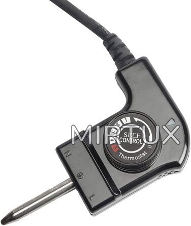 Гриль-кабель MIRTUX з терморегулятором, модель CTW-300, потужність 250 В, 10 А, підходить для різних моделей брендів Jata, Princess, Fagor.