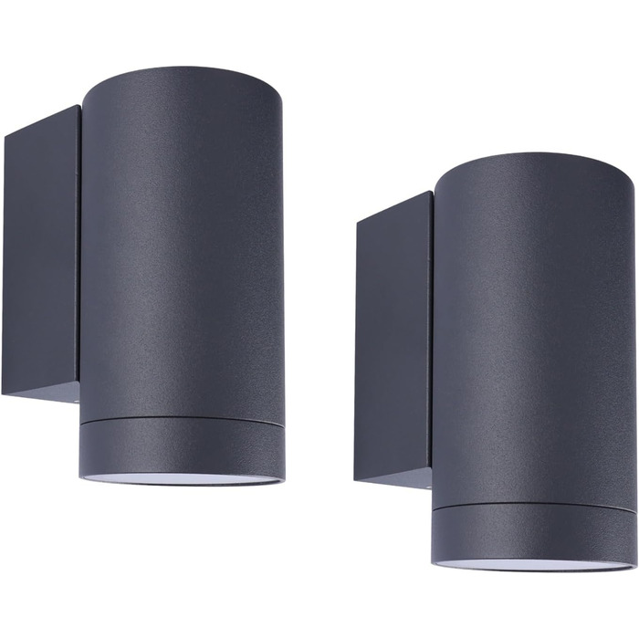 Зовнішній настінний світильник, GU10 Світильник водонепроникний IP65 Зовнішній світильник Зовнішній світильник Настінний алюмінієв