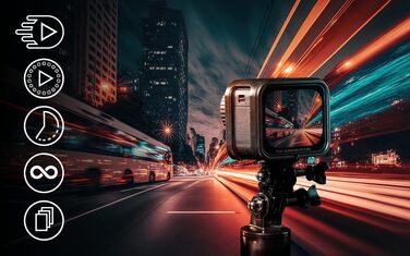 Блискучий екшн 4K, водонепроникність до 21 м, міні-дизайн, сенсорний екран і стабілізація зображення для неперевершених пригод, 9s Cube