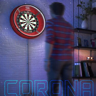 Система освітлення мішені Target Darts Corona Vision (чорна рамка, LED-кільце)