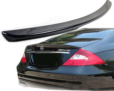Задній спойлер підходить для Mercedes W219 / C219 CLS, заднє крило, кромка спойлера для тюнінгу автомобіля, пофарбована в колір A-Still, ABS пластик, Obsidian Black 197, 70188