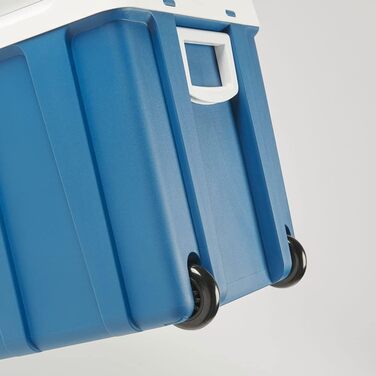 Холодильник Mobicool MQ40W з колесами Електричний 39 л 12 В, 230 В для автомобіля, човна, автофургона та розетки Mq40w синього кольору