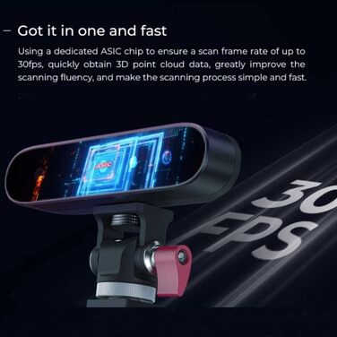 Сканер Creality CR-Scan Ferret 3D-сканер для 3D-друку та моделювання, ручний сканер зі швидкістю сканування 30 кадрів в секунду, т