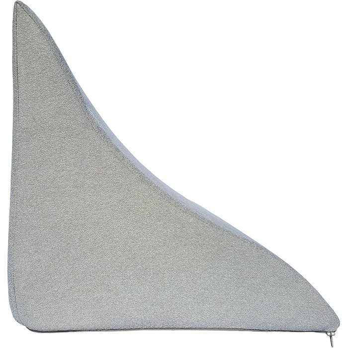 Комплект подушок для читання для ліжка та дивана ергономічна клиноподібна подушка плюс мяка подушка для дивана для читання, перегляду телевізора та відпочинку (світло-сірий)