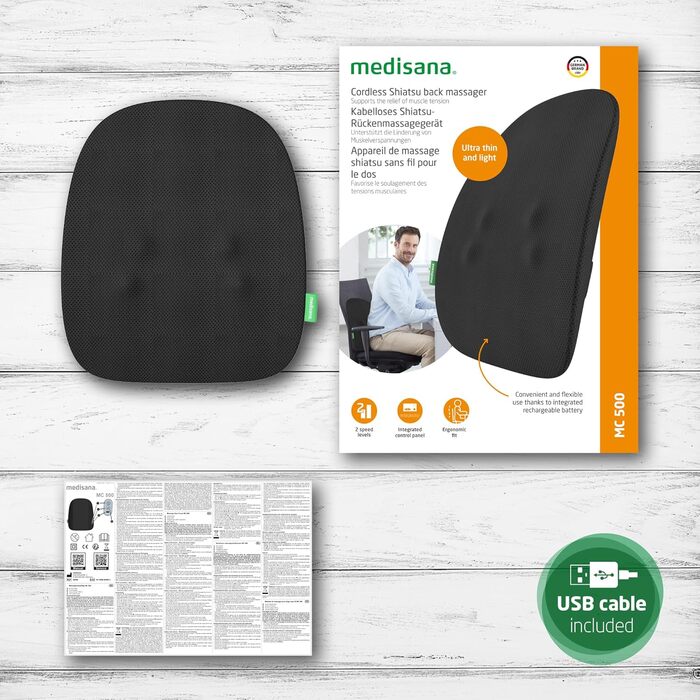 Бездротовий масажер для спини medisana MC 500 Шиацу
