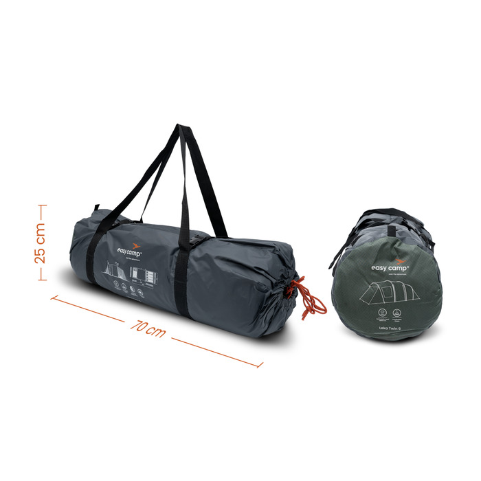 Намет шестимісний Easy Camp Leka Twin 6 (120492)