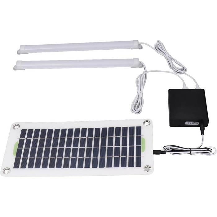 Ліхтар для кемпінгу потужністю 30 Вт з водонепроникним акумуляторним блоком, двома USB-портами 12 В/5 В для використання в наметах та на природі