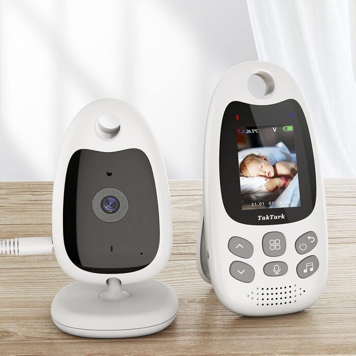 Відеоняня з камерою, 2&39&39 відеоняня з камерою, камера та аудіоняня з функцією VOX, функцією внутрішнього зв&39язку, нічним баче