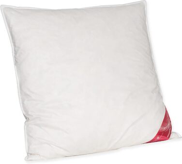 Подушка Dream Castle Knsemller зі 100 пір&39яним наповнювачем, пір&39яна подушка з тонким бавовняним чохлом, підходить для алергіків та прається, Oeko-TEX 100, подушка з міцною підтримкою, вага наповнювача 1300 г 80x80 100 пір&39я