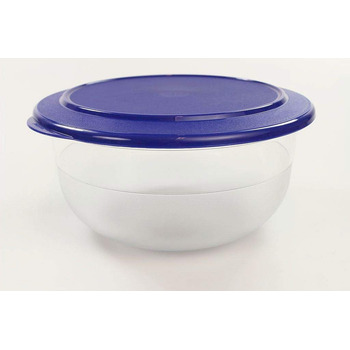 Настільний контейнер TUPPERWARE Table Pearl 2.1 л без обідка з кришкою середнього синього кольору Classic Royal